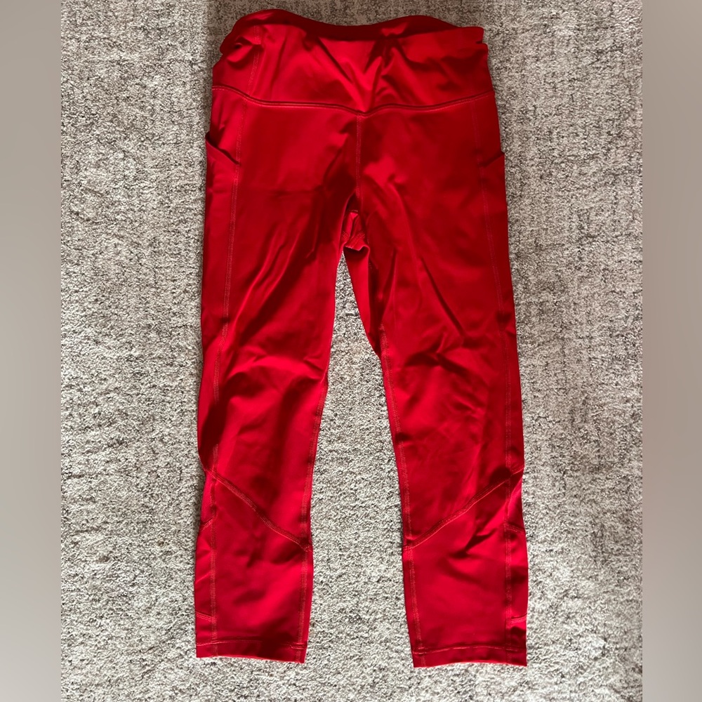Lululemon red leggings
